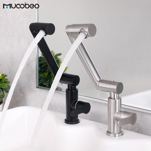 

stainless steel bathroom basin faucet single level cold water tap 360 rotation vessel sink mixer faucets
