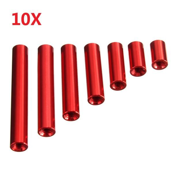 

kitchen faucets m3ar1 m3 aluminum alloy standoff studs 8-35mm red round pcb board spacers standoffs 10pcs
