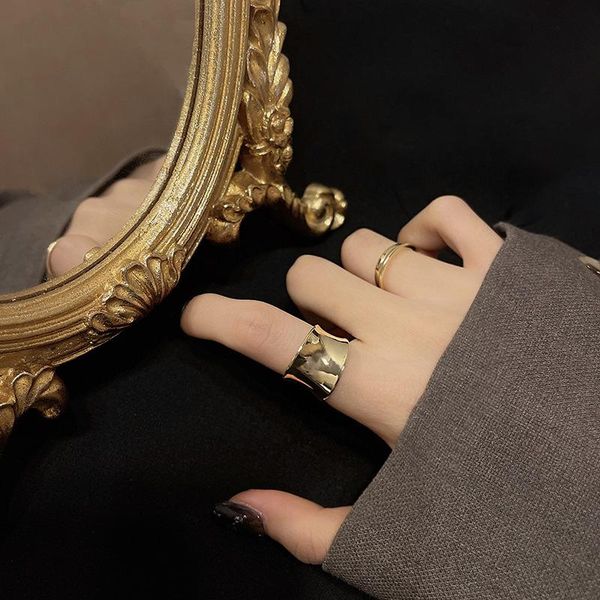 

wedding rings arrival jewellery vintage charm cute cool metal female geometric finger girl ring for women girls, Slivery;golden