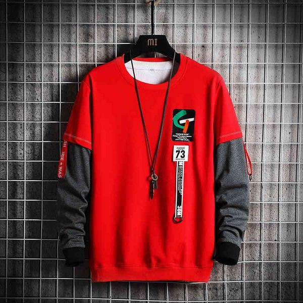 

men's hoodies & sweatshirts hoodie men spring autumn korean version fashion trend handsome slim fitness hooded sweatshirt instagra, Black