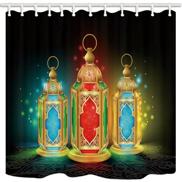 

shower curtains beautiful lantern bathroom curtain waterproof fabric & hooks