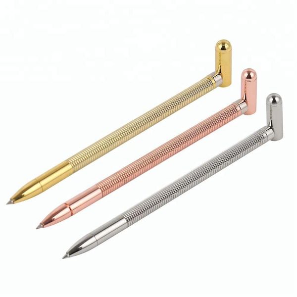 

gel pens office & school pen custom reusable ink metal spring