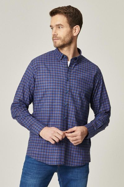 

men's dress shirts shirt navy men-brown regular fit 100% cotton collar button cut plenty, White;black