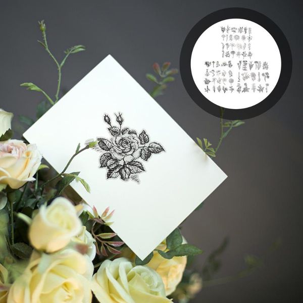 

gift wrap 2 packs vintage paper stickers beautiful premium flower