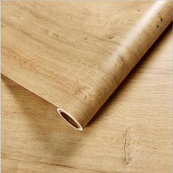 

wallpapers stickers to renovate self-adhesive wallpaper pvc waterproof for closet kitchen bedroom decor wood grain