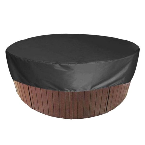 

other household sundries outdoor spa tub cover weather resistant solid shade protector easy clean waterproof portable round moisture proof a