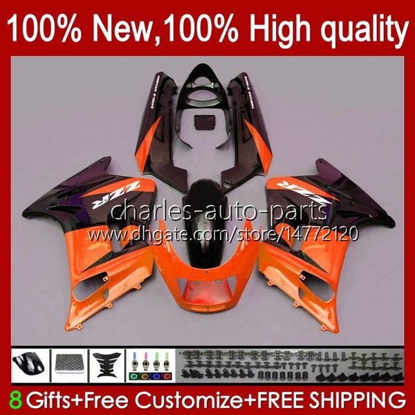 

body for kawasaki ninja zzr250 90 91 92 93 94 1995 1996 1997 1998 1999 orange blk new bodywork 54hc.130 zzr 250 cc zzr-250 1990 1991 1992 19