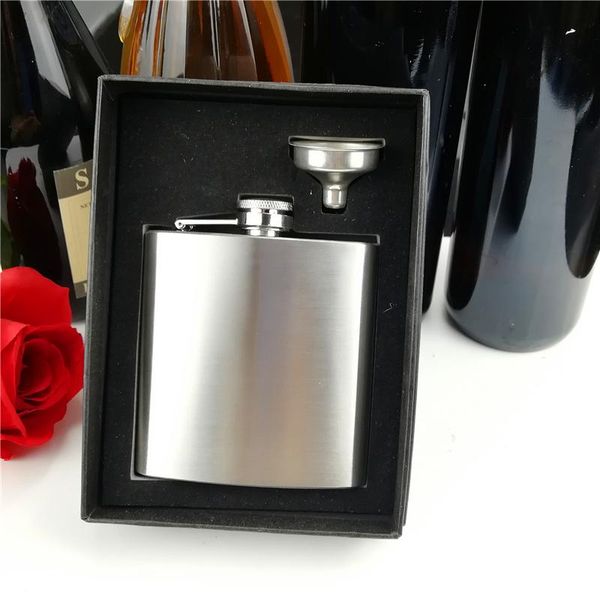 

hip flasks personalized 6 oz flask for your message engraved ,gift box packing