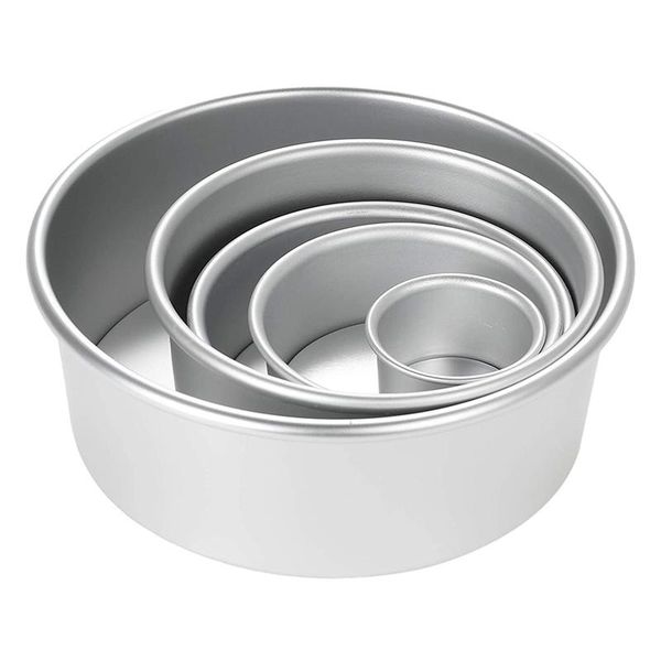 

aluminum alloy round cake mould,chiffon baking pan pudding cheesecake mold set with removable bottom & pastry tools