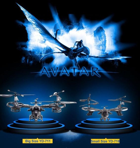 

large avatar yd711 yd-7112.4g 4ch rtf rc helicopter gyro ready to control remote toy with colo box and express ship drones