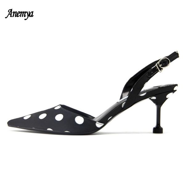 

dress shoes pointed fashion high heels slingbacks ol women's summer sandals belt buckle stiletto black designer