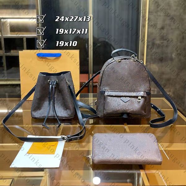 

pink sugao women backpack shoulder handbags large capcity genuine leather fashion luxury desigers purse girl wallet shopping bags school bag