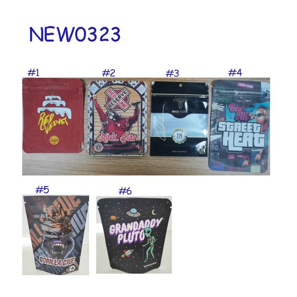 

420 3.5g mylar bags custom red velvet street heat smell proof dry herb flower packaging ziplock bag
