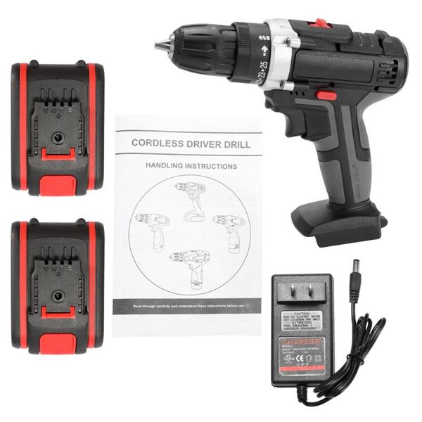 

professiona electric drills 36v multifunctional screwdriver impact cordless drill high-power wireless rechargeable hand power tools