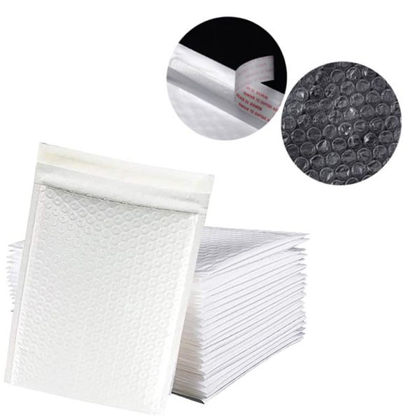 

gift wrap 5/10 pcs bubble mailers padded envelopes lined poly mailer 17 sizes shockproof waterproof self seal white