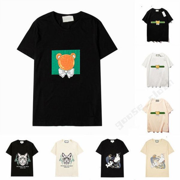

21ss mens womens designers t shirts man fashion men s clothes casual t-shirt street shorts sleeve women clothing tshirts 2021 su_y_su_xymy, White;black