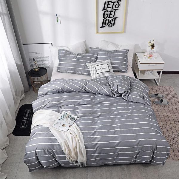 

bedding sets printing  duvet cover set with pillowcases breathable double king size comforter pillow case 2/3 for home