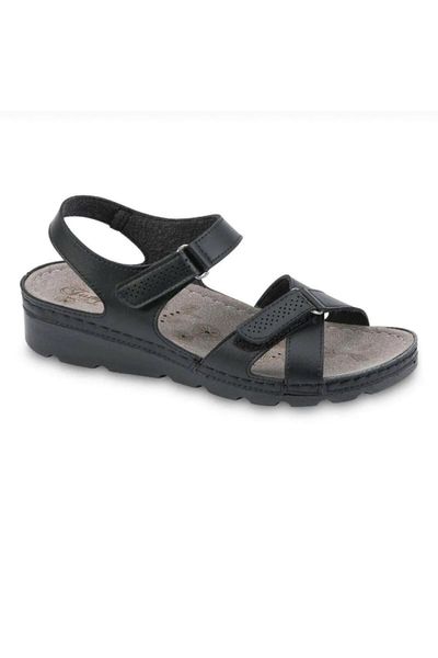 

women's black casual comfort sandals
