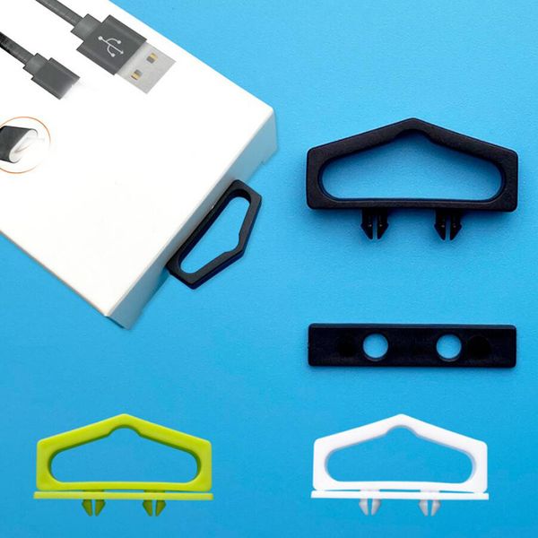Schwarzer Kunststoff-Box-Halter-Griff-Set, Kopfhörer-Paket-Aufhänger-Ring, Stereo-Flugzeug-Schnallenhaken