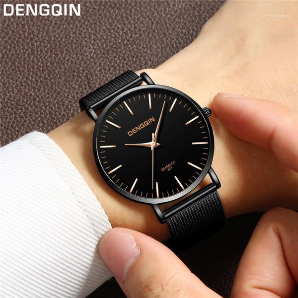 

wristwatches fashion watch silver luxury man clock steel mesh men women hombre quartz wristwatch relogio masculino #a, Slivery;brown