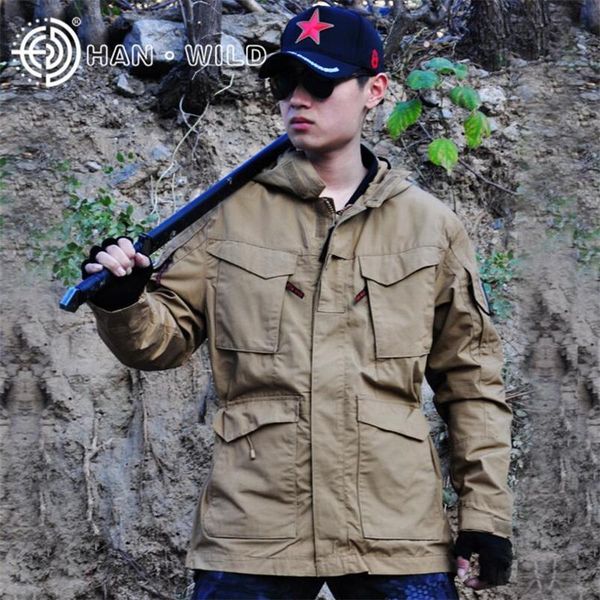 

men's jackets outdoor mens army jacket tactical trench coat spring autumn men waterproof windproof windbreaker m65 2lw7, Black;brown