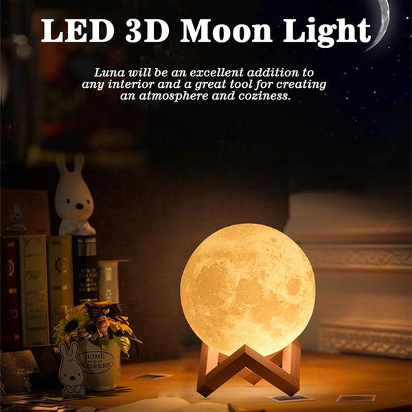 

night lights led light moon lamp personalized kids wife's gifts bedroom atmosphere table