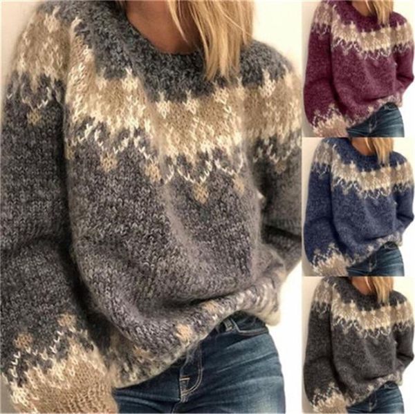 

women's sweaters winter autumn women fashion o neck long sleeve loose knits pullover sweater woman designers clothes, White;black