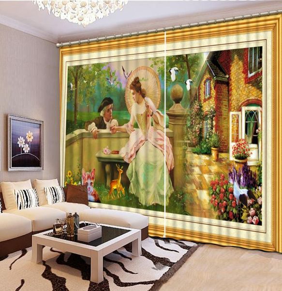 

blackout curtain europe curtains luxury living room 3d for the bedroom kitchen modern window & drapes