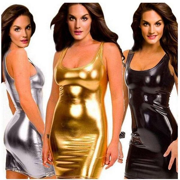 

maternity dresses body suits leather erotic lingerie women pvc leotard costumes bodysuit imitation ms. racy clubwear, White