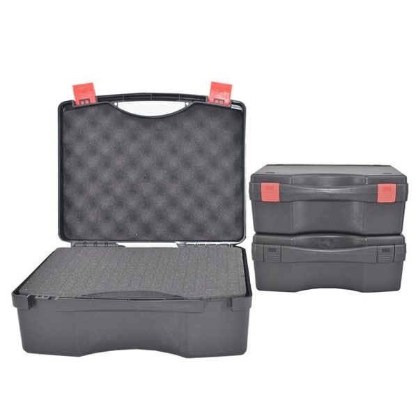 

tool organizers protective safety box portable plastic toolbox equipment instrument case outdoor shockproof storage dry with foam