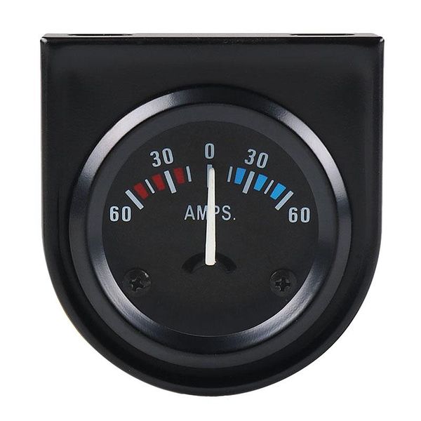 

multimeters 2 inch 52mm 12v car led pointer auto boat amp meter gauge 60-0-60 black