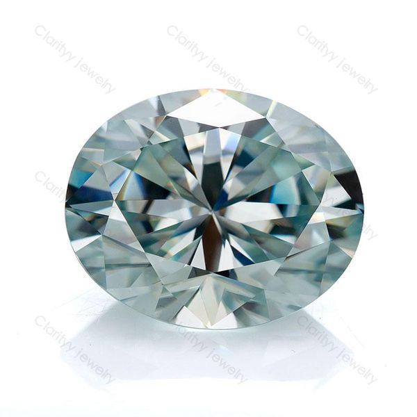 

other oval shaped light aqua blue color vvs1 loose gemstones moissanite stones