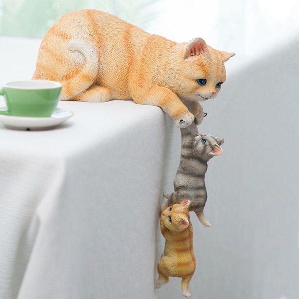 

decorative objects & figurines creative european resin cute cat animal style decoration living room bedroom home decorat ornaments