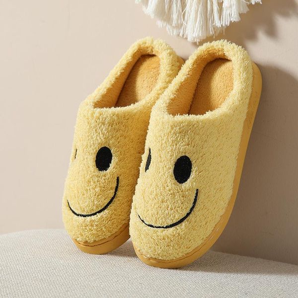 

slippers cute yellow women soft wear winter fashion children's cartoon indoor non-slip home, Black