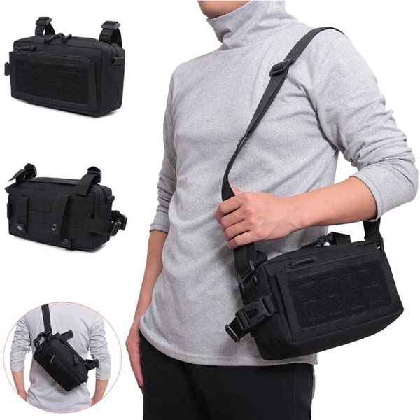 

tactical military molle messenger bag sports crosscody bags sling pack multipurpose handbag waterproof climbing travel waist outdoor