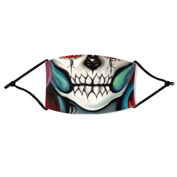 

custom logo halloween men's and women's pm2.5 dust-proof mouth digital filter mask