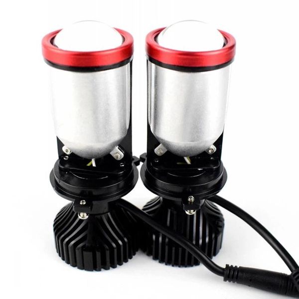 

car headlights 2pcs headlight bulbs high low beam lamp canbus h4 mini led projector lens ultimate auto 12v 20000lm 120w lights