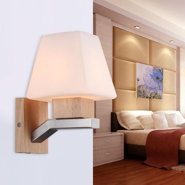 

modern arandela glass ball corridor aisle bedroom lamp wall