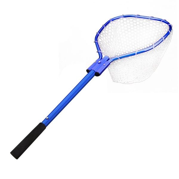 

fishing accessories net retractable brail landing eva handle nets tools folding dip