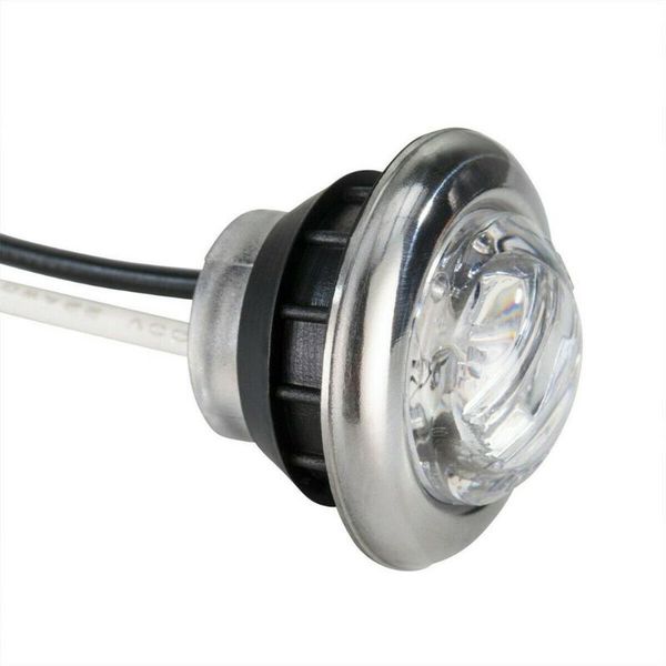 

emergency lights waterproof led side marker light 2-wire 20pcs clear/amber useful durable