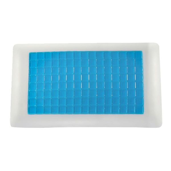

pillow gel memory foam sponge summer cool bread body bed neck