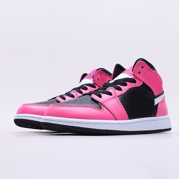 

2021 jumpman women's basketball shoes men's 1 s black/white/pink outdoor sports