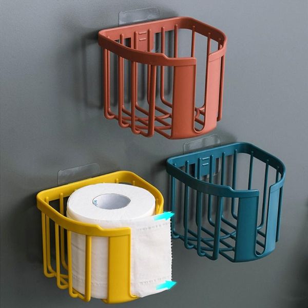 

toilet paper holders punch-tissue storage box wall-mounted case rack holder decoration supplies home bathroom