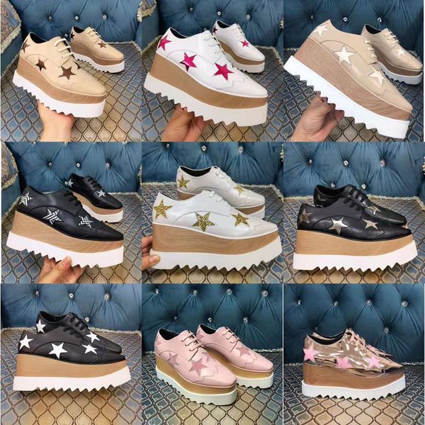 

2021fashion star shoes womens thick-soled wedges with trifle waterproof style comfortable size 35-41 platform square head increased formal l, Black