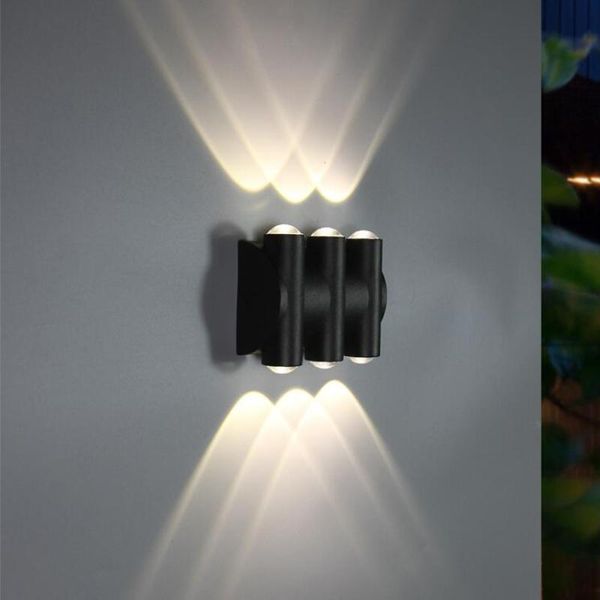 

wall light aluminum outdoor waterproof garden fence lamp indoor for bedroom bedside living room stairs lamps