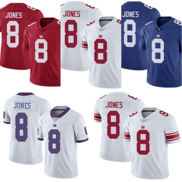 

new york giants men #8 daniel jones women youth jersey, Black;red