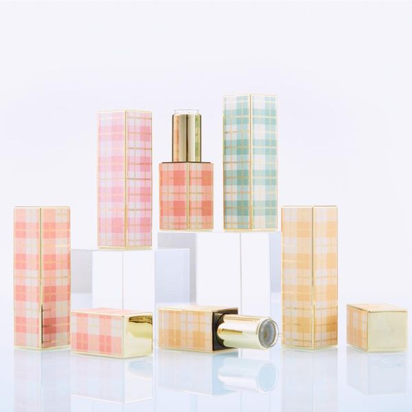 

storage bottles & jars 12.1mm makeup accessories magnetic lipstick tubes lip gloss containers orange,pink,yellow,green tools rouge fill
