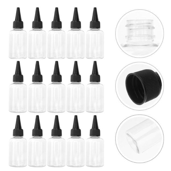 

storage bottles & jars 20pcs squeeze for lotion transparent subpackaging 50ml