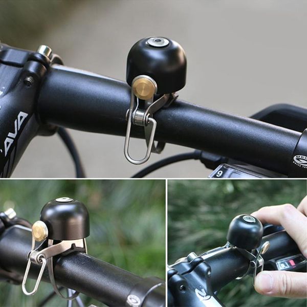 

bike horns stainless bell cycling handlebar classical horn crisp sound safety bicycle with mounting lock plates