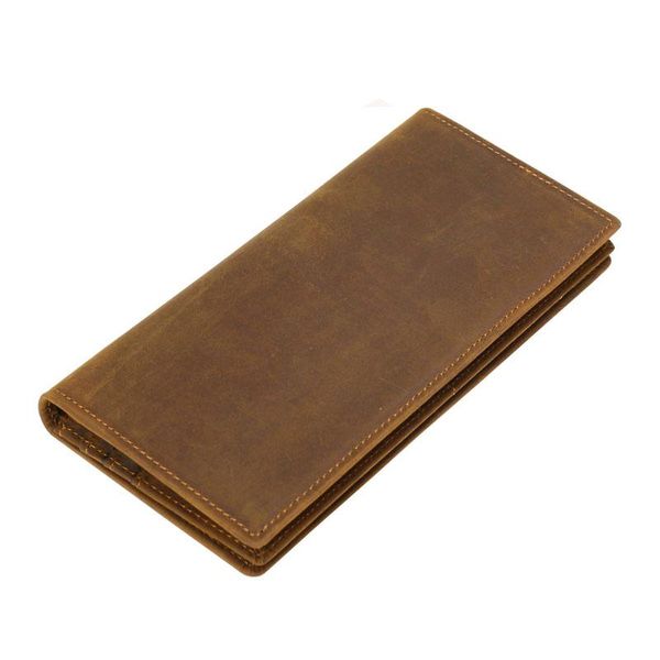 

wallets crazy horse leather wallet vintage short men's genuine card holder zipper money purse, Red;black